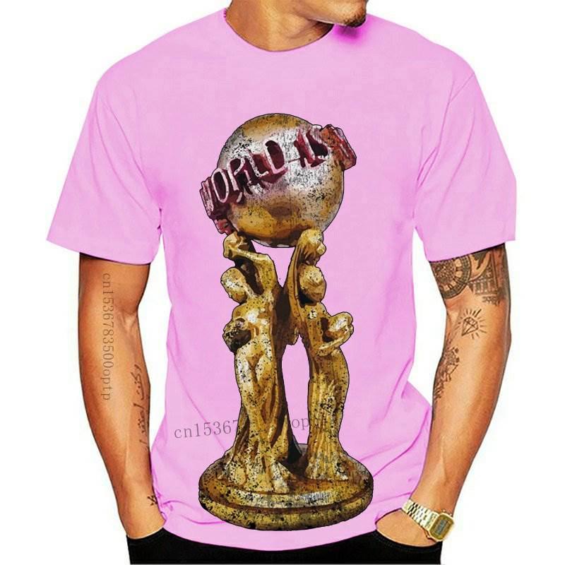 Men' T-Shirts SCARFACE Movie The World Is Yours Statue T Shirt, Bule