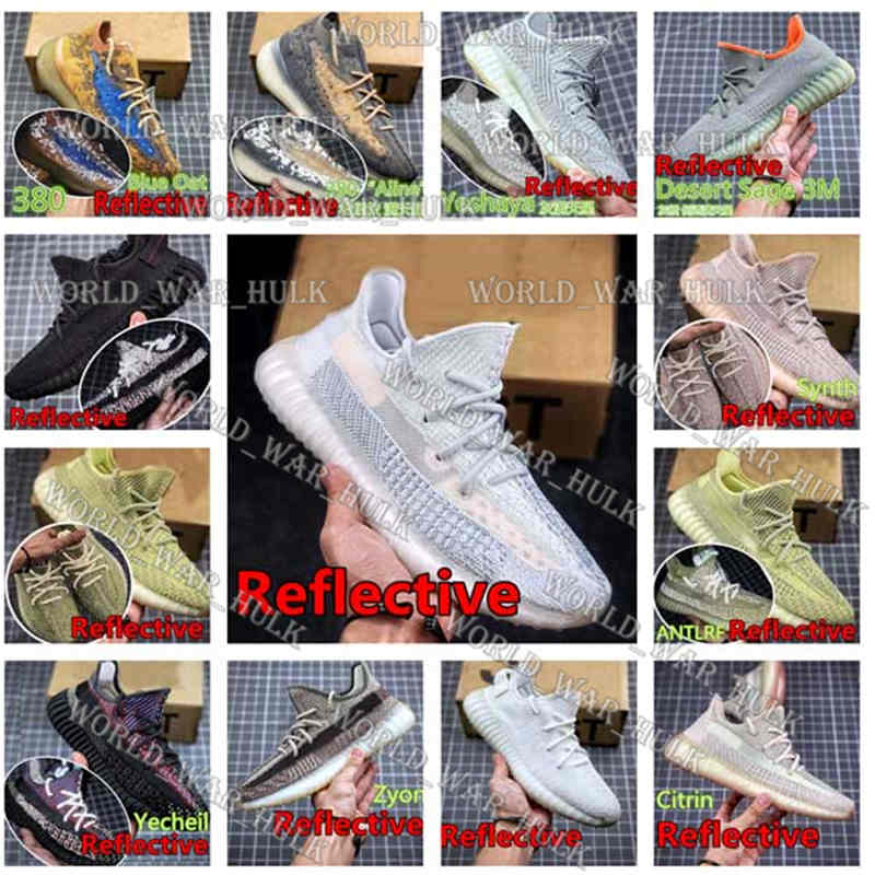 2021 High Quality Yecheil Hyperspace Black Reflective Static Kanye West V2 Mens…