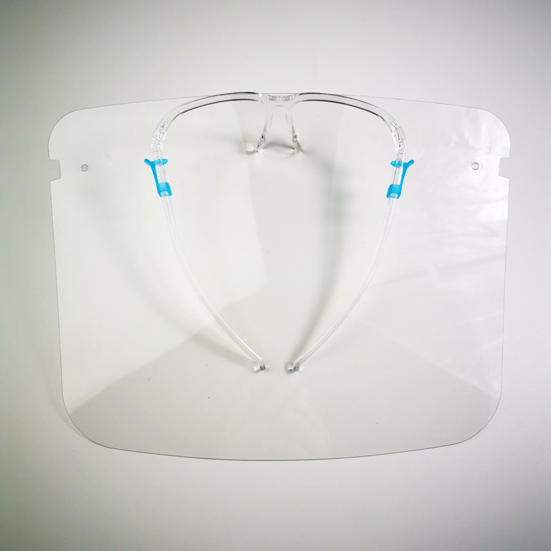 Shield With Glasses Frame Anti-fog Isolation Masks 360 Degree Protection Anti-Splash Anti-Oil Reusable Face Mask Free shipping