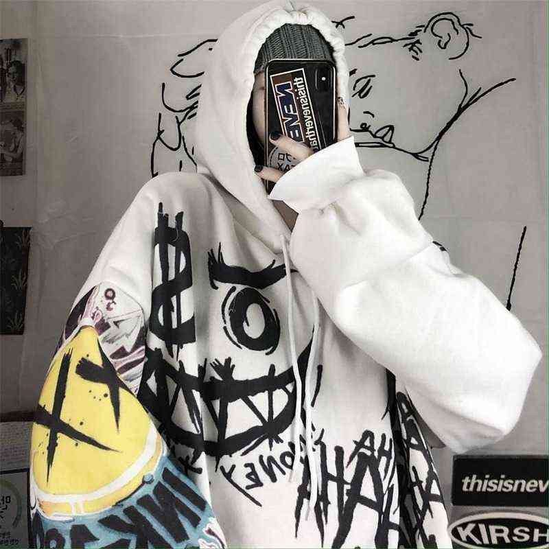 QWEEK Goth Harajuku Hoodie Punk Anime Oversized Sweatshirt Graffiti Hoodies Women Cartoon Print Hoodie Streetwear Women 211108, White
QWEEK Goth Harajuku Hoodie Punk Anime Oversized Sweatshirt Graffiti Hoodies Women Cartoon Print Hoodie Streetwear Women 211108, White