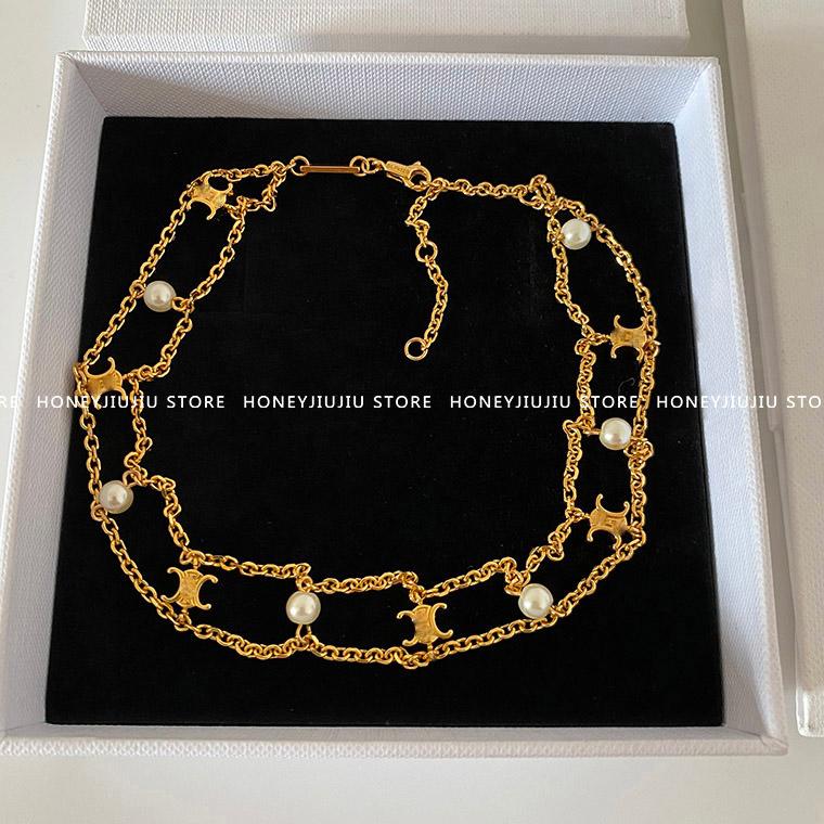 Trends France Gold Bracelet Necklace Set For Women Luxury Jewelry Top Quality Designer Runway Party Goth Boho Chains
Trends France Gold Bracelet Necklace Set For Women Luxury Jewelry Top Quality Designer Runway Party Goth Boho Chains
