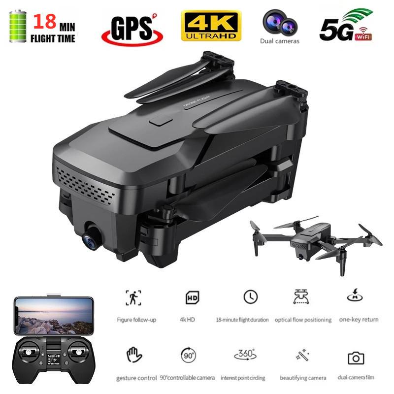 Profissional Drone 4K Dual HD Camera Professional Aerial Pography Foldable Quadcopter RC Distance 300M GPS Drones Child Gift
Profissional Drone 4K Dual HD Camera Professional Aerial Pography Foldable Quadcopter RC Distance 300M GPS Drones Child Gift