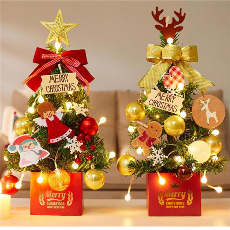 Christmas Decorations DIY Light Up Tree Luxuriously Decorated Mini Trees Year Home Decor Gift Kids Toy
Christmas Decorations DIY Light Up Tree Luxuriously Decorated Mini Trees Year Home Decor Gift Kids Toy