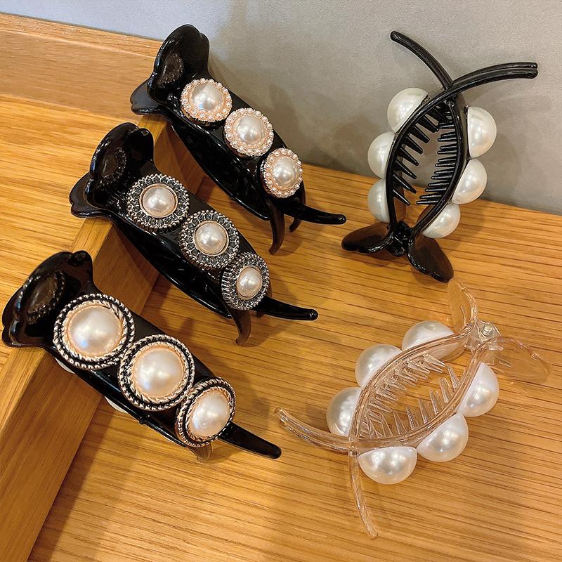 Hair Accessories Women Elegant Pearls Crystal Girls Decorate Horsetail Holder Hairpin Headdress Fashion
Hair Accessories Women Elegant Pearls Crystal Girls Decorate Horsetail Holder Hairpin Headdress Fashion