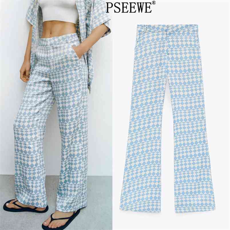 Blue Geometric Printed Women' Pants Summer Fashion High Waisted Trousers For Female Zip Fly Baggy Wide Leg 210519, Sky blue
Blue Geometric Printed Women' Pants Summer Fashion High Waisted Trousers For Female Zip Fly Baggy Wide Leg 210519, Sky blue
