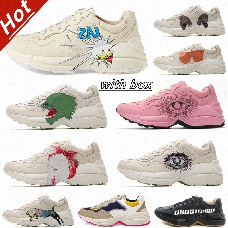 2021 luxurys Rhyton oversized Sneakers Casual heighten Shoes Mens Womens Classic White Leather Thick Sole Vintage Trainer Dad Shoe lifts
2021 luxurys Rhyton oversized Sneakers Casual heighten Shoes Mens Womens Classic White Leather Thick Sole Vintage Trainer Dad Shoe lifts