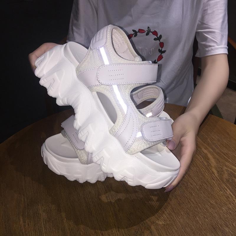 Sandals Krasovki Luxury Designers Fashion Women Platform White Chunky Sports Wedge Shoes For Woman Summer Students
Sandals Krasovki Luxury Designers Fashion Women Platform White Chunky Sports Wedge Shoes For Woman Summer Students
