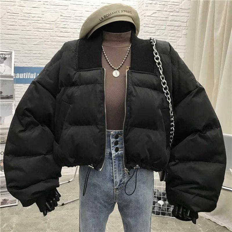 Women's Jackets Short Down Jacket Thick Denim Women For Y2K Lolita Coat Ladies Winter, Black;brown
Women's Jackets Short Down Jacket Thick Denim Women For Y2K Lolita Coat Ladies Winter, Black;brown