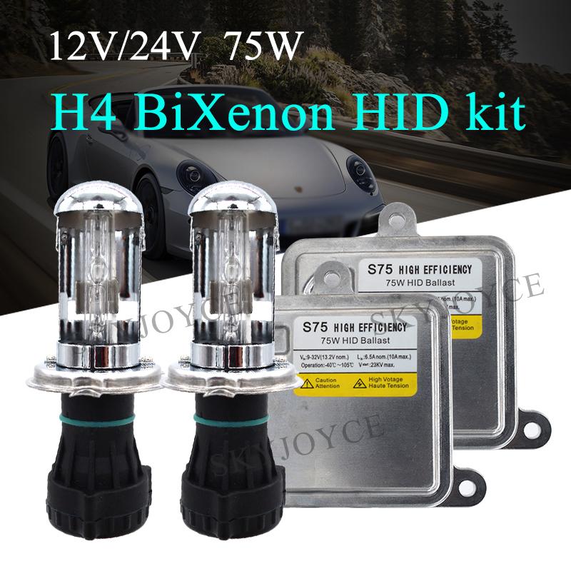 Car Headlights 2021 SKYJOYCE 12V 24V Fast Bright 75W HID Kit H4 Hi/Lo Beam Bulb 4300K 6000K 8000K Ballast BiXenon Light
Car Headlights 2021 SKYJOYCE 12V 24V Fast Bright 75W HID Kit H4 Hi/Lo Beam Bulb 4300K 6000K 8000K Ballast BiXenon Light