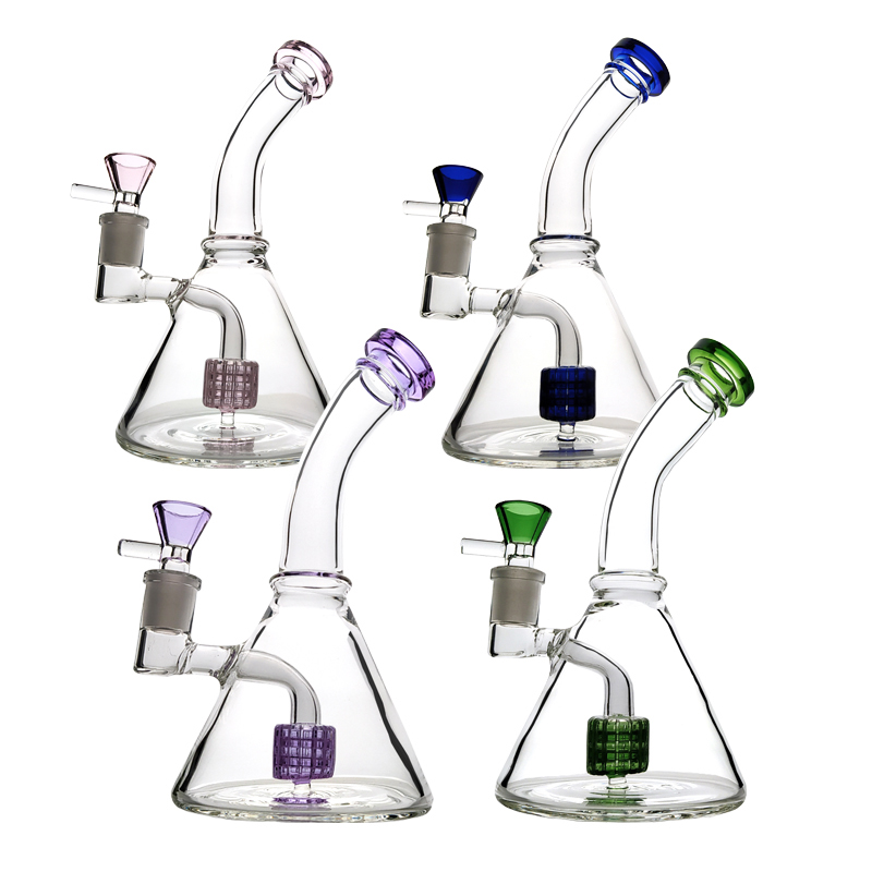 Mini Glass Bong Bent Neck Hookahs 14mm Female Joint Water Pipe Stereo Matrix Percolators Oil Dab Rigs Break Bongs Showerhead Perc With Bow
Mini Glass Bong Bent Neck Hookahs 14mm Female Joint Water Pipe Stereo Matrix Percolators Oil Dab Rigs Break Bongs Showerhead Perc With Bow