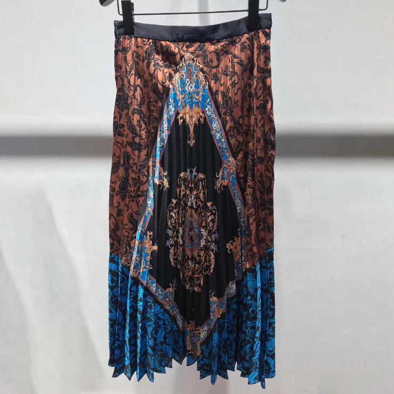 Skirts Women Skirt 2021 Fall Winter Multicolor Baroque Print Pleated Smart Women' Mini, Wire red
Skirts Women Skirt 2021 Fall Winter Multicolor Baroque Print Pleated Smart Women' Mini, Wire red