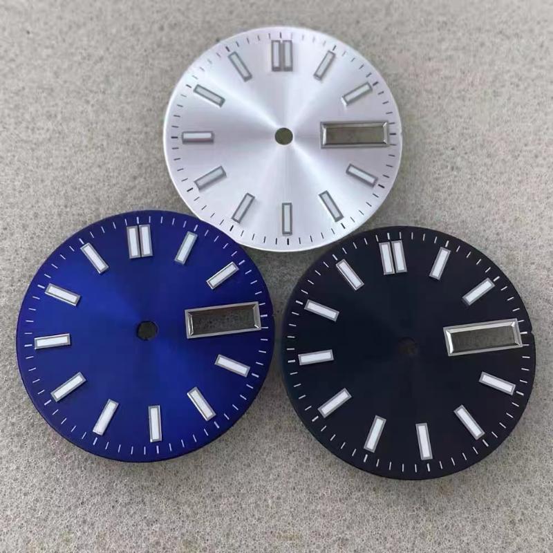 Repair Tools & Kits No Logo 29mm Dual Calendar Watch Dial For NH36/4R36/7S26 Movement Green Luminous
Repair Tools & Kits No Logo 29mm Dual Calendar Watch Dial For NH36/4R36/7S26 Movement Green Luminous