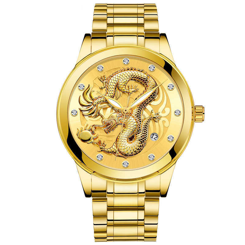 New Dragons Top Luxury Brand Business Quartz Gold Clock Date Water Density Stainless Steel Men Clocks Montre Homme, Slivery;brown
New Dragons Top Luxury Brand Business Quartz Gold Clock Date Water Density Stainless Steel Men Clocks Montre Homme, Slivery;brown