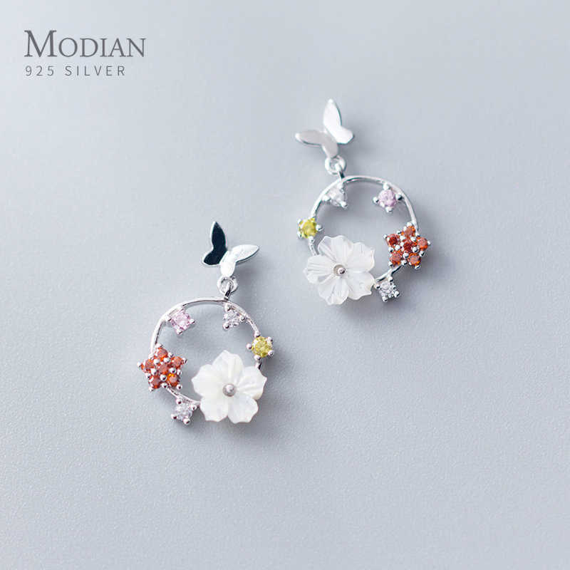 Fashion Butterfly Round Enamel Flower Drop Earrings Charm 925 Sterling Silver Luxury Dangle Ear For Women Wedding Jewelry 210707
Fashion Butterfly Round Enamel Flower Drop Earrings Charm 925 Sterling Silver Luxury Dangle Ear For Women Wedding Jewelry 210707