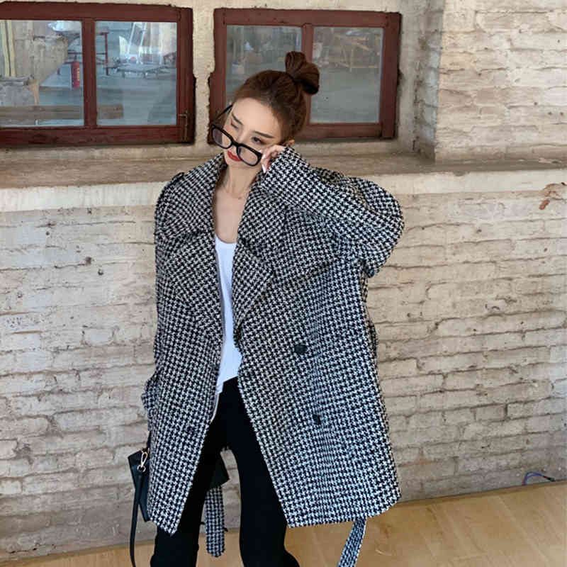 Women's Wool & Blends Female winter female wool jacket medium long Korean style outerwear thin waist grid with belt jk203 BWG0, 1# shoe box
Women's Wool & Blends Female winter female wool jacket medium long Korean style outerwear thin waist grid with belt jk203 BWG0, 1# shoe box