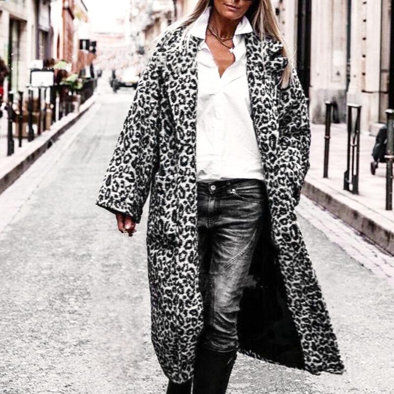 Women's Trench Coats Women Loose Leopard Print Plush Long Thick Sleeve Outwear Jacket With Pocket Casual Fashion Coat, Tan;black
Women's Trench Coats Women Loose Leopard Print Plush Long Thick Sleeve Outwear Jacket With Pocket Casual Fashion Coat, Tan;black