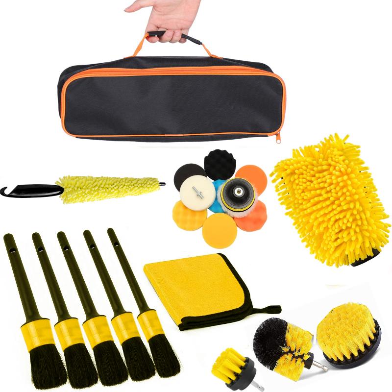 Car Sponge Exterior Interior Detail Brush Wash Cleaning Set Polishing Pad Wheel Tire Power Scrubber Brushes Auto Accessories Kit
Car Sponge Exterior Interior Detail Brush Wash Cleaning Set Polishing Pad Wheel Tire Power Scrubber Brushes Auto Accessories Kit