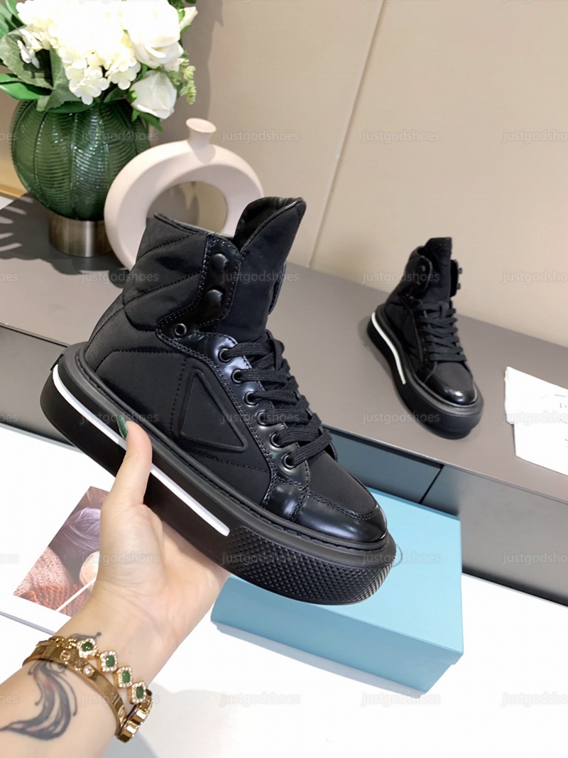 2021 latest Re-Nylon sneakers ladies casual shoes high-top combat boots versatile modeling platform platform shoes 35-40
2021 latest Re-Nylon sneakers ladies casual shoes high-top combat boots versatile modeling platform platform shoes 35-40