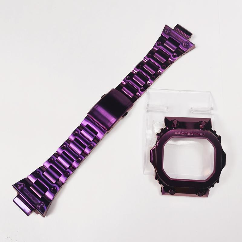 Version Purple GX56 Metal Watchstrap 316 Stainless Steel Watchbands And Bezel For GX56BB GXW-56 With Tools Screw Watch Bands
Version Purple GX56 Metal Watchstrap 316 Stainless Steel Watchbands And Bezel For GX56BB GXW-56 With Tools Screw Watch Bands