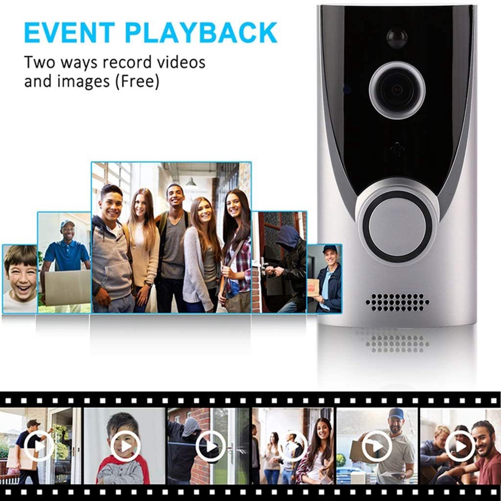 M16 WIFI Doorbell Waterproof Smart Video Door Chime 720P Wireless Intercom FIR Alarm IR Night Vision IP Camera