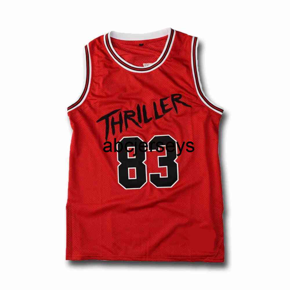 Full embroidery Jackson #83 Thriller Men Basketball Jersey Retro College Jersey XS-6XL, 83 red
Full embroidery Jackson #83 Thriller Men Basketball Jersey Retro College Jersey XS-6XL, 83 red