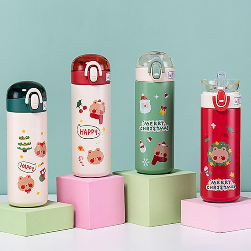 Water Bottles 420ML Merry Christmas Vacuum Cup 304 Stainless Steel Bouncing Children's Straw Student Outdoor Portable
Water Bottles 420ML Merry Christmas Vacuum Cup 304 Stainless Steel Bouncing Children's Straw Student Outdoor Portable