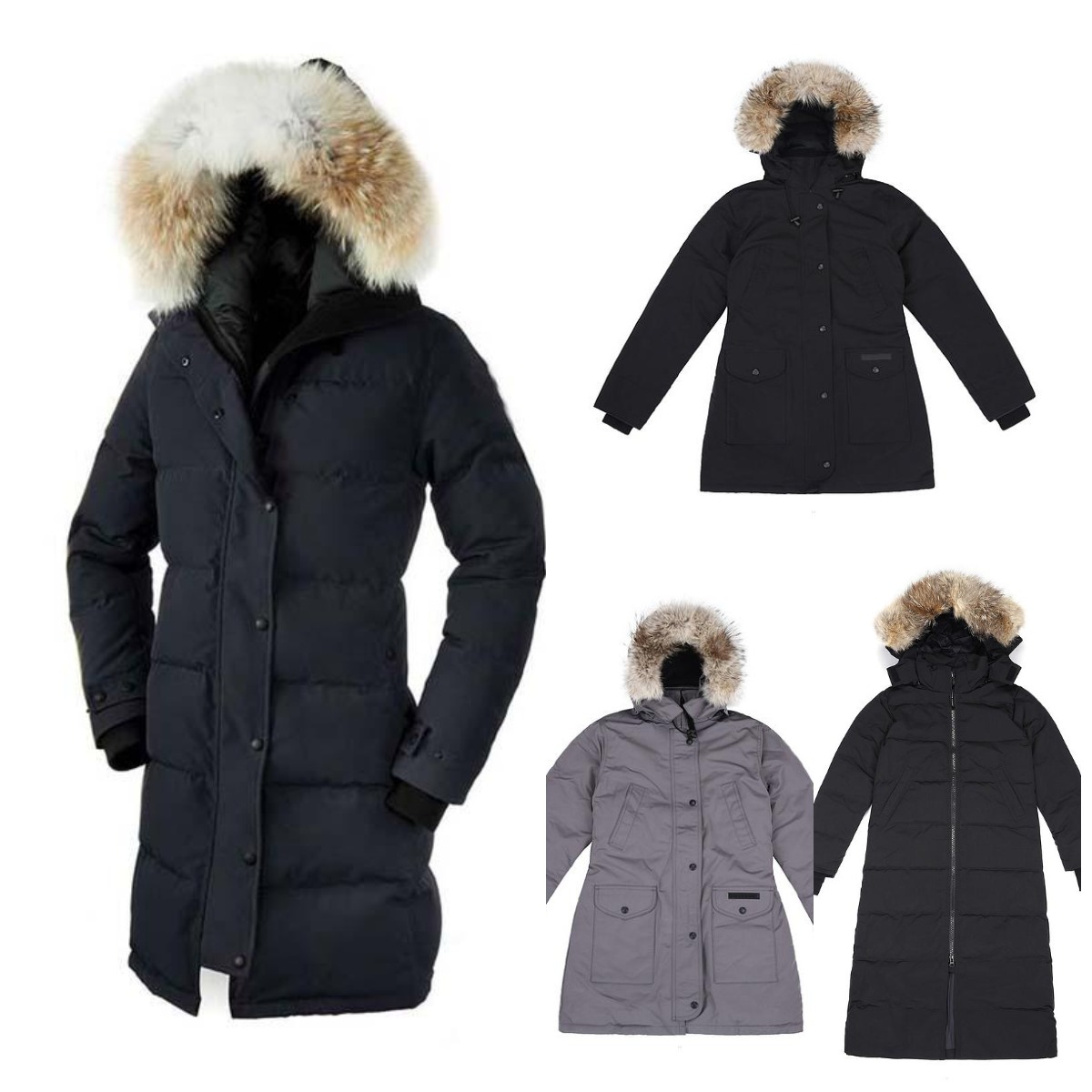 Canada Outerwear Coats Women Winter Down Jacket Bomber Jackets Thick Wolf Fur Fluffy Hooded Coat Outdoor Classic FemaleWindproof Warm Parkas E0409 Size XS-2XL, Dustbag
Canada Outerwear Coats Women Winter Down Jacket Bomber Jackets Thick Wolf Fur Fluffy Hooded Coat Outdoor Classic FemaleWindproof Warm Parkas E0409 Size XS-2XL, Dustbag