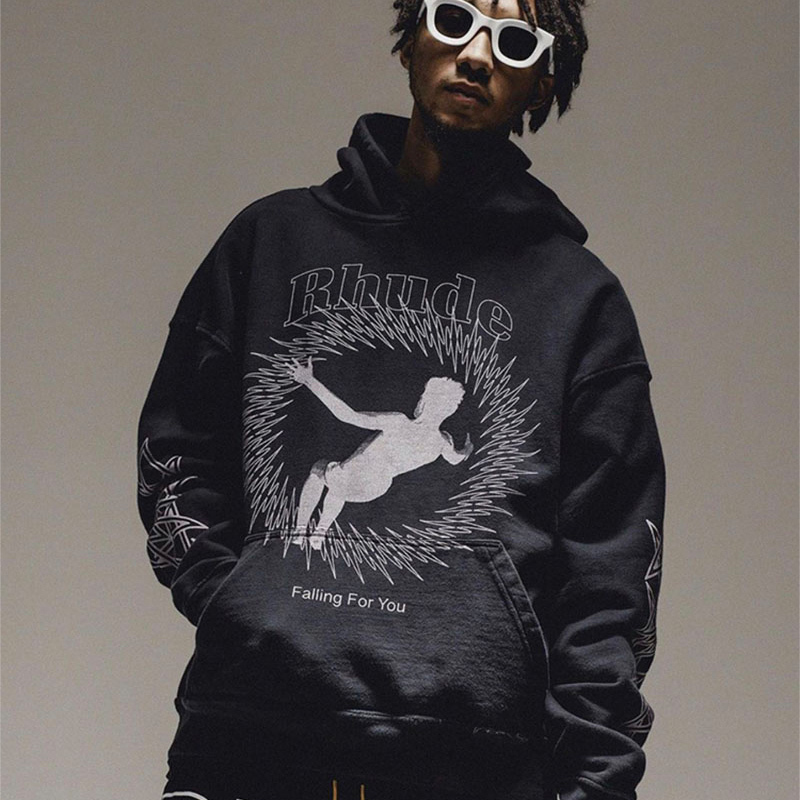 Autumn Winter Top Quality Loose Rhude Falling For You Hoodie Men Women 1:1 Graphic Print Pullovers Hoody Inside Tag Sweatshirts C0325, White;black
Autumn Winter Top Quality Loose Rhude Falling For You Hoodie Men Women 1:1 Graphic Print Pullovers Hoody Inside Tag Sweatshirts C0325, White;black