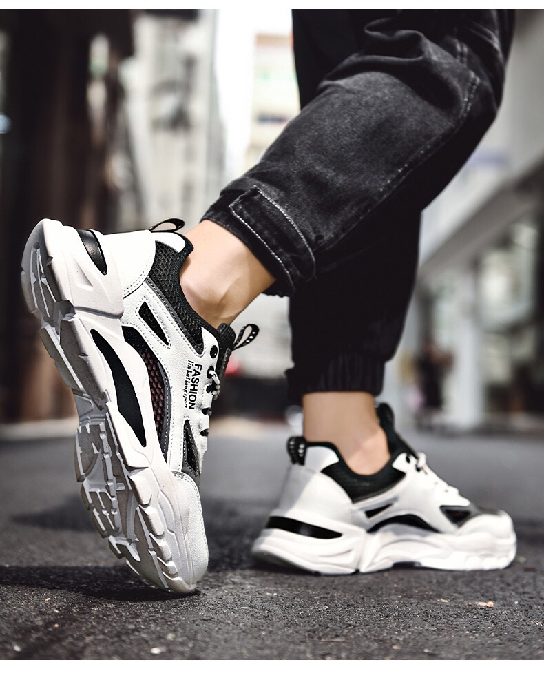High Quality Sports Shoes Thick Bottom White Black Outdoor Sneakers Sof Sole Classcial Men Sneaker Factory Direct Selling Running Shoe #11
High Quality Sports Shoes Thick Bottom White Black Outdoor Sneakers Sof Sole Classcial Men Sneaker Factory Direct Selling Running Shoe #11