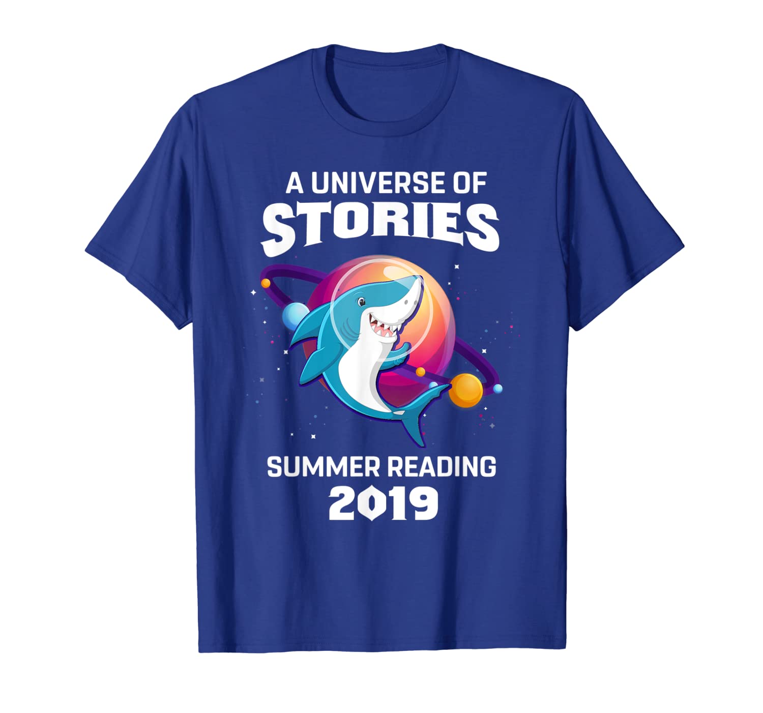 summer reading funny space librarian gift t-shirt, White;black