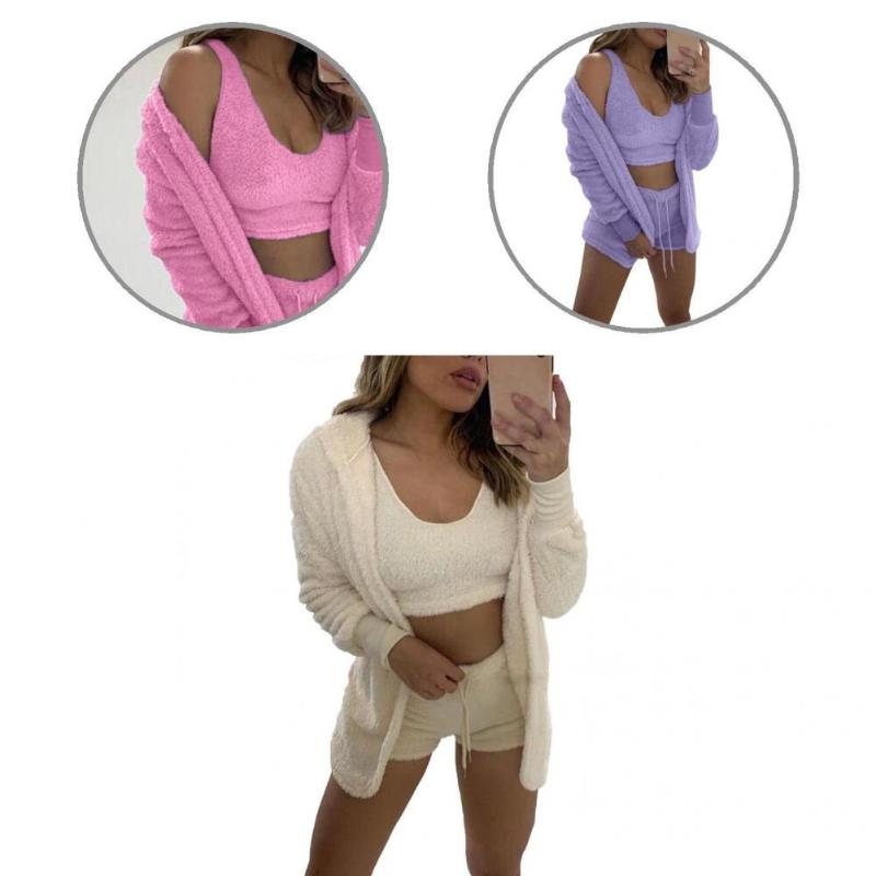 Women' Tracksuits Simple 1 Set Sporty Ribbed Cuff Coat Crop Top Shorts Sexy Solid Color For Jogging, Beige
Women' Tracksuits Simple 1 Set Sporty Ribbed Cuff Coat Crop Top Shorts Sexy Solid Color For Jogging, Beige