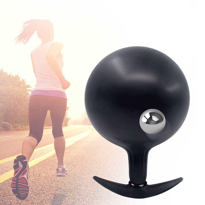 Metal Anal Balls Inflatable Butt Plug Large Tube Pussy Vaginal Decoration Adult Sex Toys For Men Women Buttplug 211015