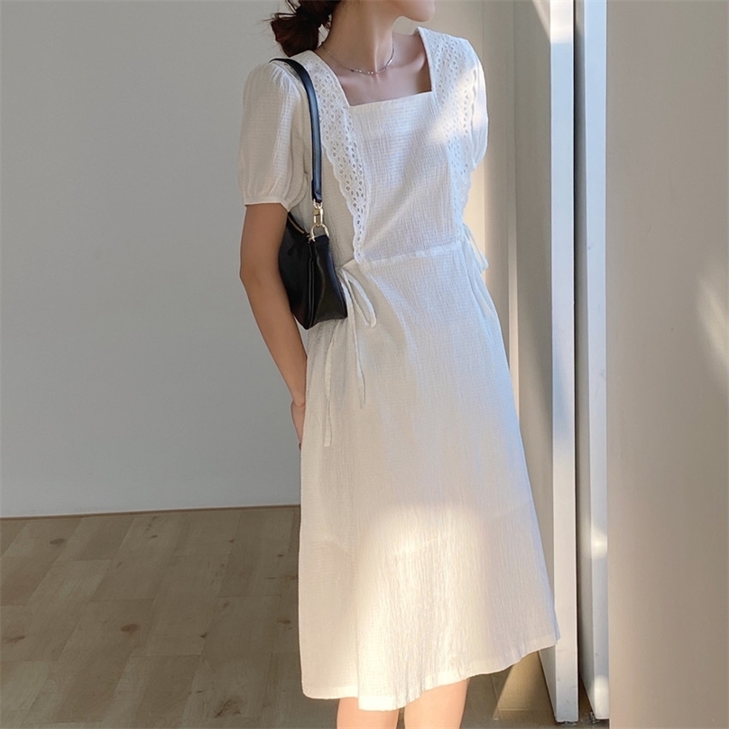 Vintage Square Collar Lace Party Femme Sweet Loose Summer Gentle Retro Slim Elegant Chic Long Dresses Vestidos 210525, Black
Vintage Square Collar Lace Party Femme Sweet Loose Summer Gentle Retro Slim Elegant Chic Long Dresses Vestidos 210525, Black
