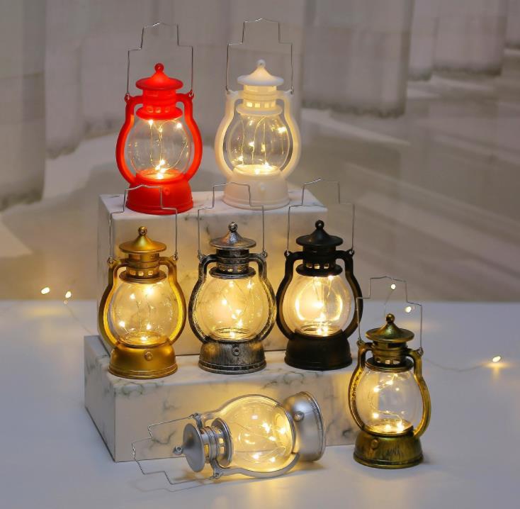 Halloween decoration retro small oil lamp Christmas gift pony lantern creative bar ghost festival atmosphere layout party night light SN5615