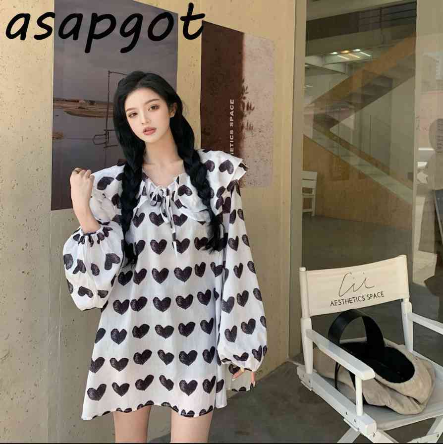 Sweet Pink Peter Pan Collar Lantern Sleeve Blouse Women Chiffon Lace Up Ruffles Shirts Spring Loose Tops Blusas Mujer Full Chic 210429