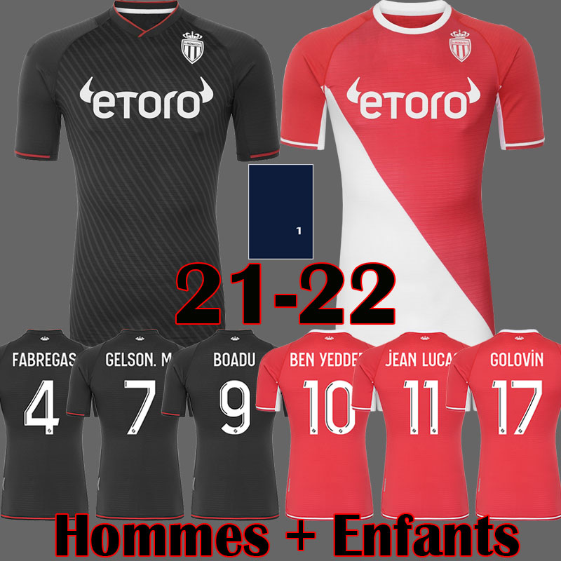 2021 2022 Top Quality AS Monaco BEN YEDDER Soccer Jerseys BOADU GOLOVIN 21 22 maillot de foot GELSON Flocage JORGE Men Kids GEUBBELS Football Shirt wear, Kids home
2021 2022 Top Quality AS Monaco BEN YEDDER Soccer Jerseys BOADU GOLOVIN 21 22 maillot de foot GELSON Flocage JORGE Men Kids GEUBBELS Football Shirt wear, Kids home
