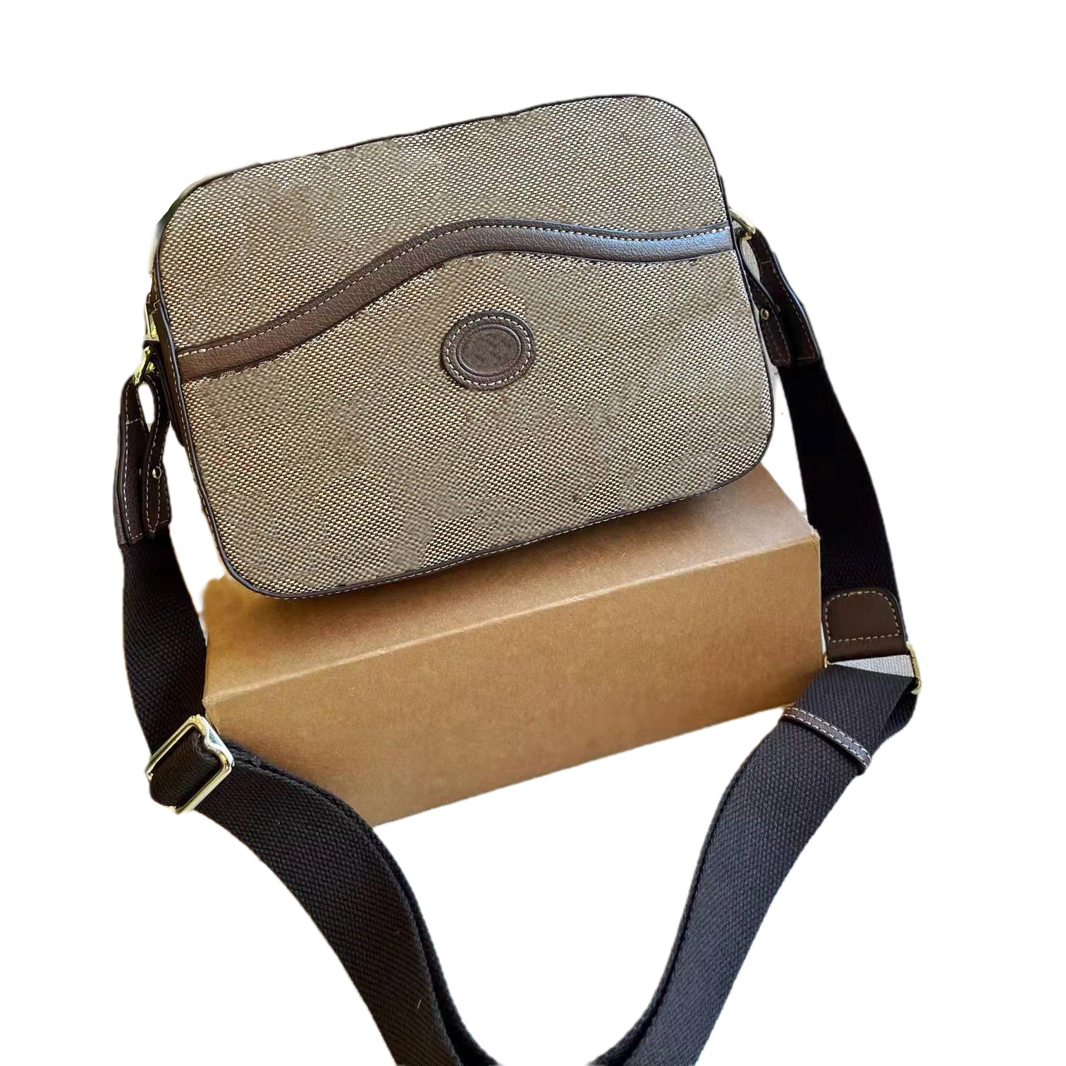 Bags Luxury Designer Shoulder Fashion Messenger Bag Leather Handbags Handbag Material Shoulder Decoration Style Printing Camera Unisex Men, Brown
Bags Luxury Designer Shoulder Fashion Messenger Bag Leather Handbags Handbag Material Shoulder Decoration Style Printing Camera Unisex Men, Brown