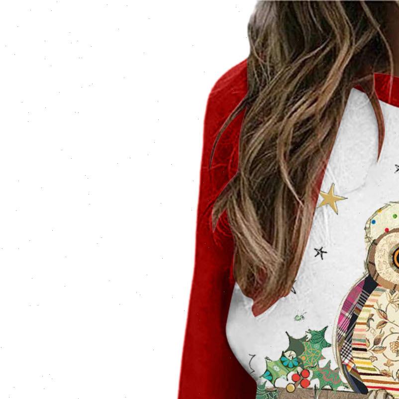 Retro Women Tops Cute Owl Print T shirt Christmas Long Sleeve Raglan Woman Clothes O Neck Vintage Tee Femme, White
Retro Women Tops Cute Owl Print T shirt Christmas Long Sleeve Raglan Woman Clothes O Neck Vintage Tee Femme, White