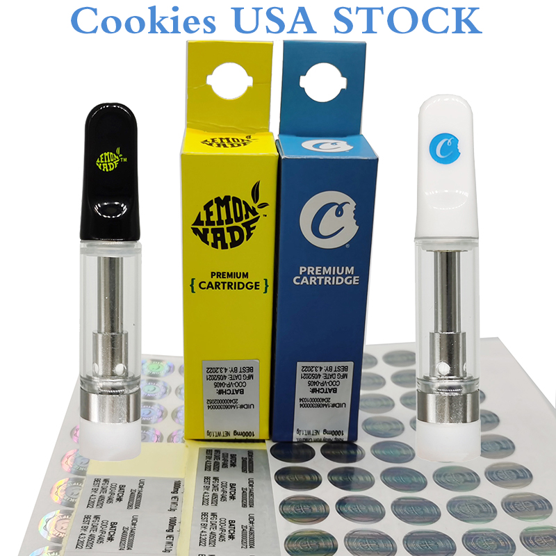 USA STOCK Cookies Vapes Cartridges Ceramic Coil Atomizer Disposable Vape Pens 510 thread Vaporizer Limited Edition Box Packaging 1ml/0.8ml E
USA STOCK Cookies Vapes Cartridges Ceramic Coil Atomizer Disposable Vape Pens 510 thread Vaporizer Limited Edition Box Packaging 1ml/0.8ml E
