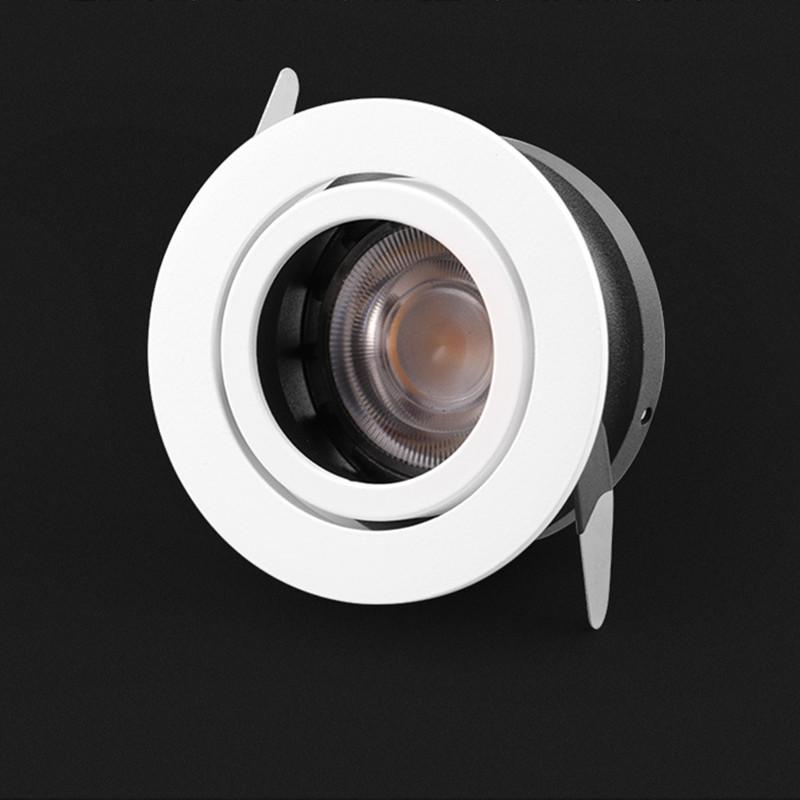 Lamp Covers & Shades Round Recessed Ceiling Mount Downlight Frame Bracket Kits GU10 MR16 Fitting Housing Gimbal Fixed Lights Fixture Base Ho