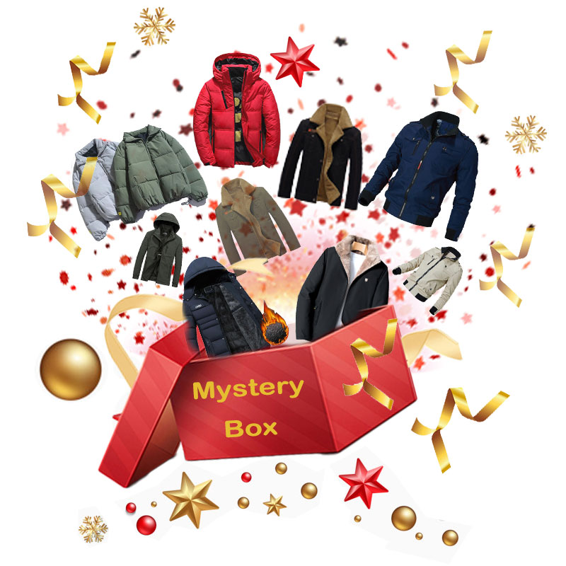 Christmas Mystery Box Others Apparel coats for man jacket Surprise Boxs Hoodies Cotton clothes Random Lucky coat mens to Open Unexpected Gifts от DHgate WW