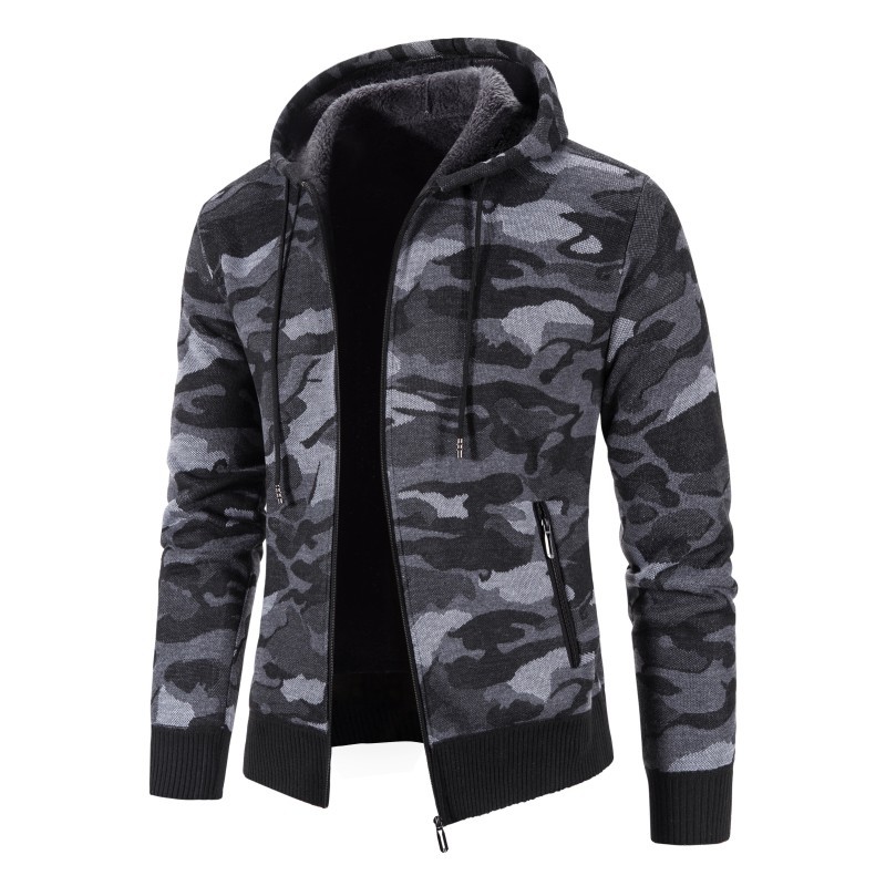Men S Knits Autumn/winter Fleece Thick Warm Wool Sweater Coat Hoodie Pullover Zipper Cardigan Fashion Camouflage Jacket, Black;brown
Men S Knits Autumn/winter Fleece Thick Warm Wool Sweater Coat Hoodie Pullover Zipper Cardigan Fashion Camouflage Jacket, Black;brown
