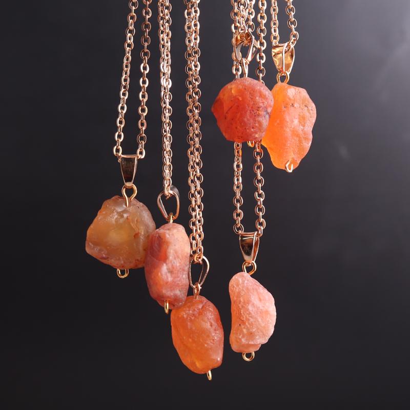 Chains 12PCS Raw Carnelian Stone Necklace Handmade Natural Pendant Energy Healing Jewelry Factory Outlet For Wholesale, Silver
Chains 12PCS Raw Carnelian Stone Necklace Handmade Natural Pendant Energy Healing Jewelry Factory Outlet For Wholesale, Silver