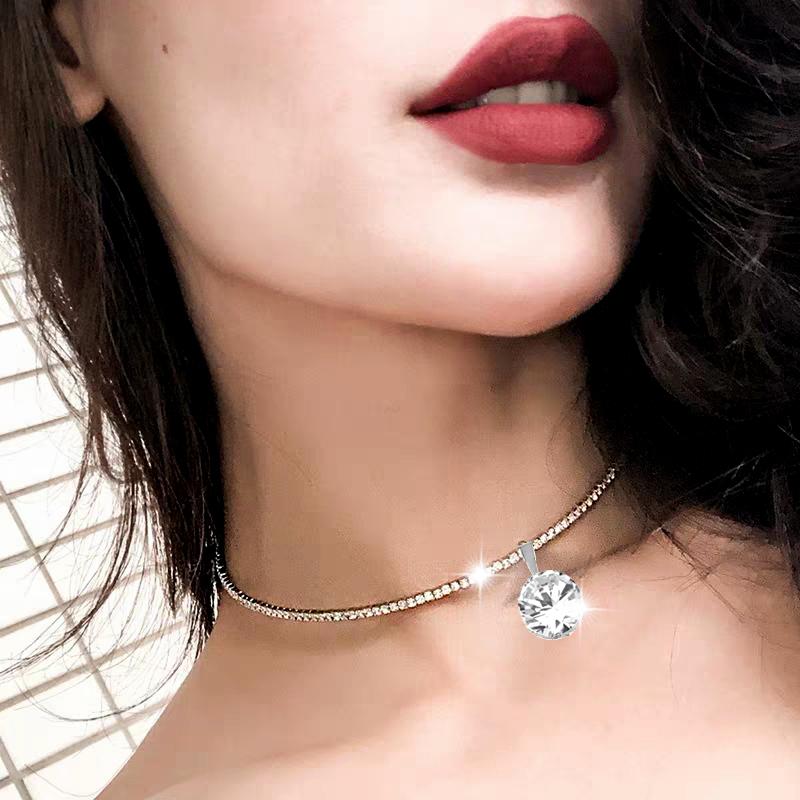 Chokers KIOOZOL Shiny Crystal Choker Collar Chain On Neck Women Fashion Jewelry 2021 Accessories ZD1 KO1
Chokers KIOOZOL Shiny Crystal Choker Collar Chain On Neck Women Fashion Jewelry 2021 Accessories ZD1 KO1