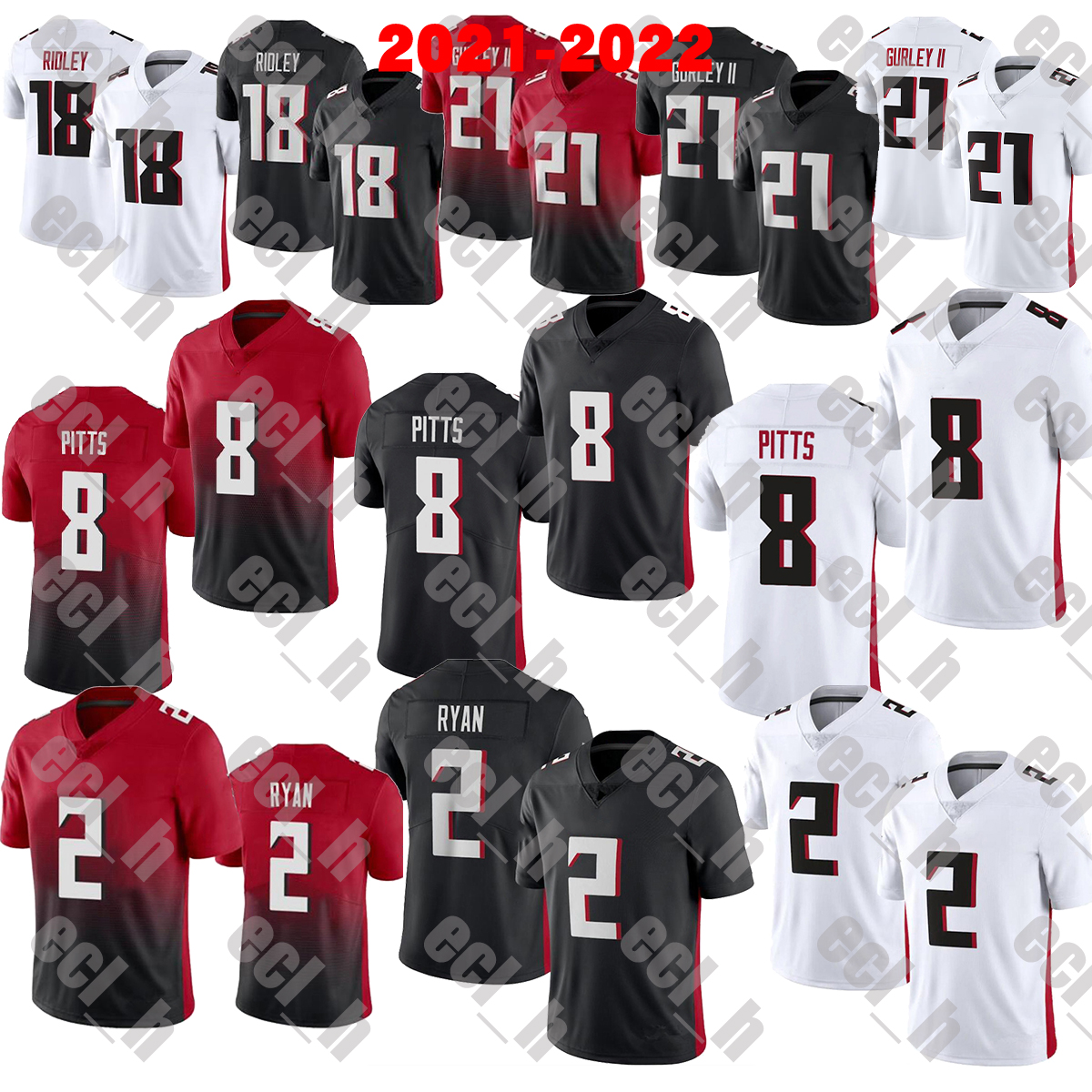 2021-2022 High quality Stitched Football jerseys 2 Matt Ryan 8 Kyle Pitts 18 Calvin Ridley 21 Todd Gurley II, As
2021-2022 High quality Stitched Football jerseys 2 Matt Ryan 8 Kyle Pitts 18 Calvin Ridley 21 Todd Gurley II, As