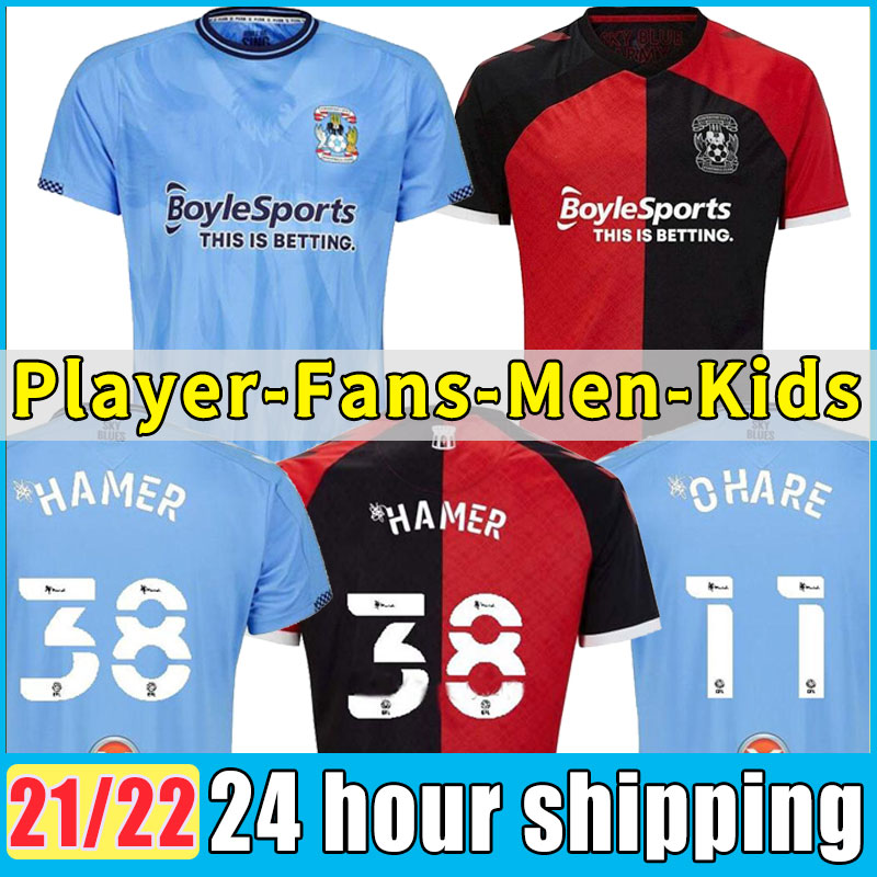 21 22 Coventry City SOCCER Jerseys 2021 JOBELLO Godden OSTIGARD WALKER DA COSTA HAMER Home Blue FOOTBALL ShirtS THAILAND Adult Uniforms full set, Home+patch
21 22 Coventry City SOCCER Jerseys 2021 JOBELLO Godden OSTIGARD WALKER DA COSTA HAMER Home Blue FOOTBALL ShirtS THAILAND Adult Uniforms full set, Home+patch