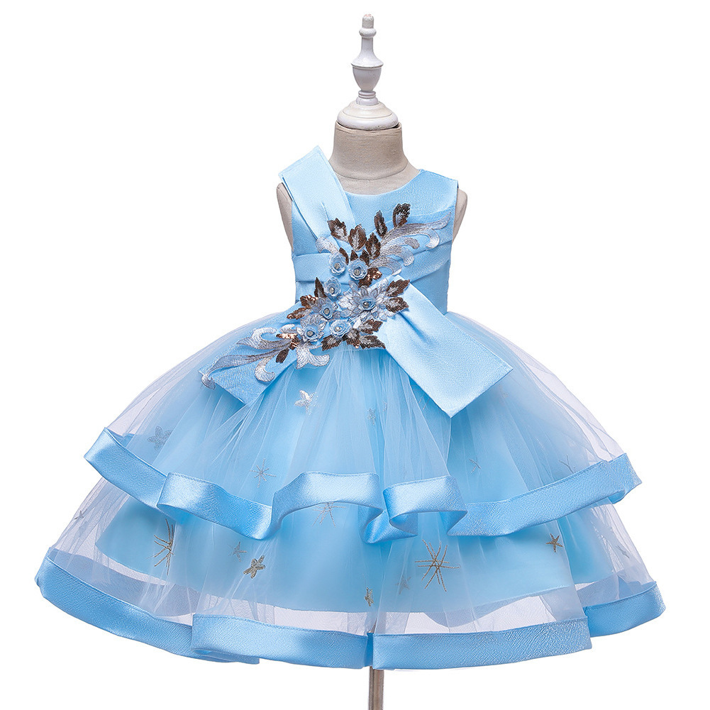2020 new children's girl Princess fluffy skirt school Host Children's performance dress, Pink
2020 new children's girl Princess fluffy skirt school Host Children's performance dress, Pink