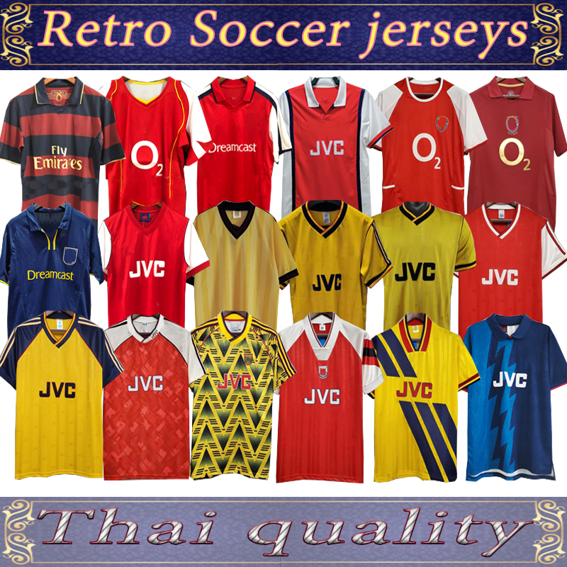 Top 2000 2002 HENRY Retro soccer Jerseys 1998 1999 BERGKAMP 94 95 96 97 TIERNEY Red Camiseta futbol 07 08 maillot de foot, Black;yellow
Top 2000 2002 HENRY Retro soccer Jerseys 1998 1999 BERGKAMP 94 95 96 97 TIERNEY Red Camiseta futbol 07 08 maillot de foot, Black;yellow