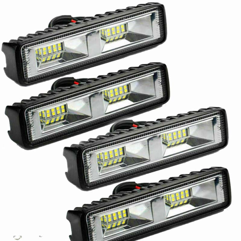 Universal Vehicle Lights LED Headlights For Auto Motorcycle Truck Boat Tractor Trailer Offroad Working Light 36W Work Lamp Spotlights