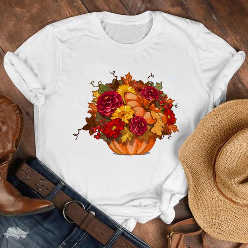 Women' T-Shirt Halloween Funny Pumpkin Korean Top White Summer Street Short Sleeve, Chunse-white
Women' T-Shirt Halloween Funny Pumpkin Korean Top White Summer Street Short Sleeve, Chunse-white